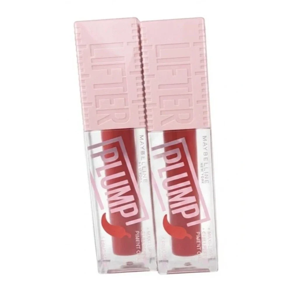 Maybelline Lifter Plump Gloss New Bundle (Set of 2) - 004 Red Flag